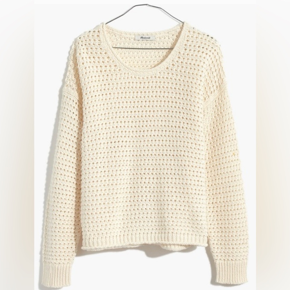 Madewell Open-Stitch Austen Pullover Sweater